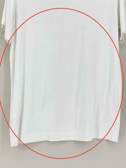 Pre-loved JUST CAVALLI White Multicolor Size Large T-shirt at Reems Closet