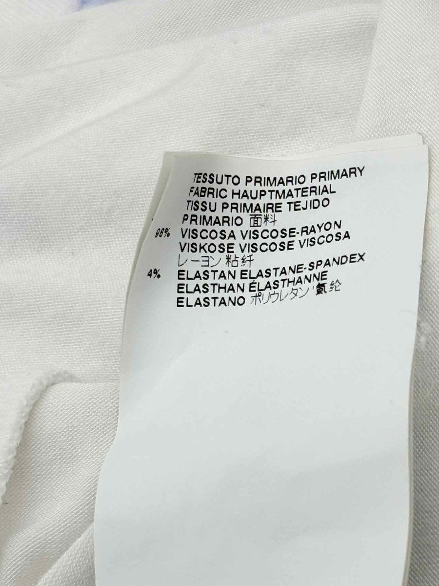 Pre-loved JUST CAVALLI White Multicolor Size Large T-shirt at Reems Closet