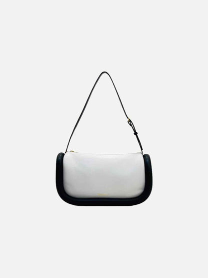 Pre - loved JW ANDERSON Bumper - 15 White & Black Shoulder Bag at Reems Closet