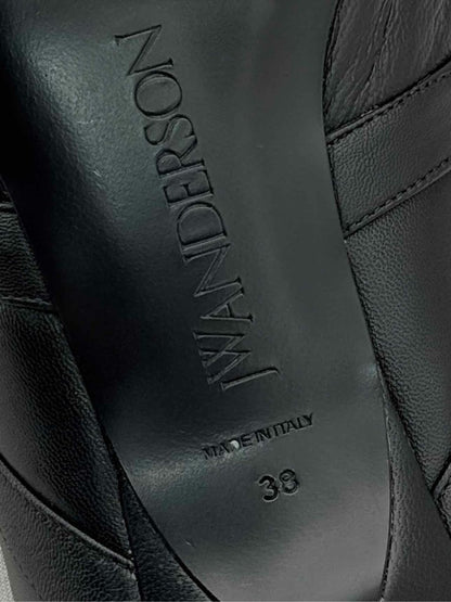 Pre - loved JW ANDERSON Chain Kitten Black Size EU 38 Mules at Reems Closet