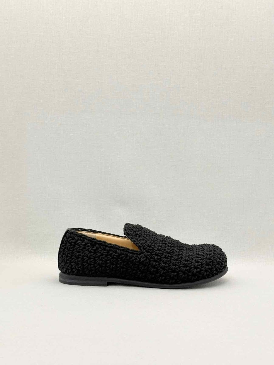 Pre - loved JW ANDERSON Crochet Black Size EU 38 Loafers at Reems Closet
