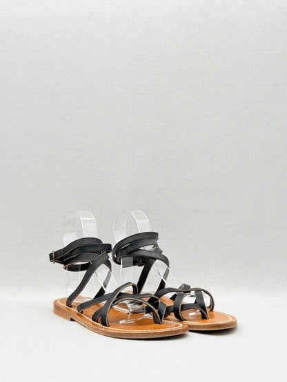 Pre - loved K JACQUES Black Size EU 39 Flats at Reems Closet