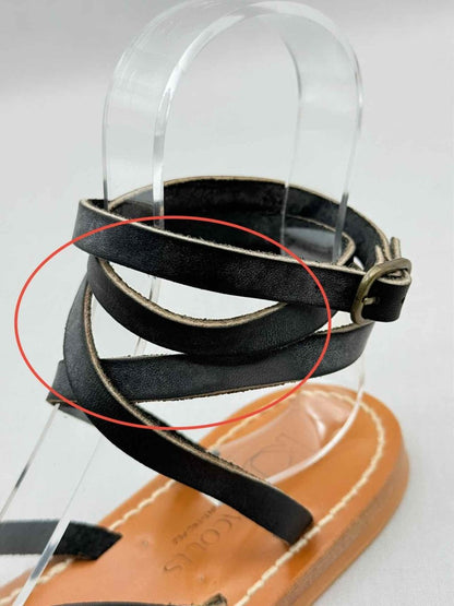 Pre - loved K JACQUES Black Size EU 39 Flats at Reems Closet