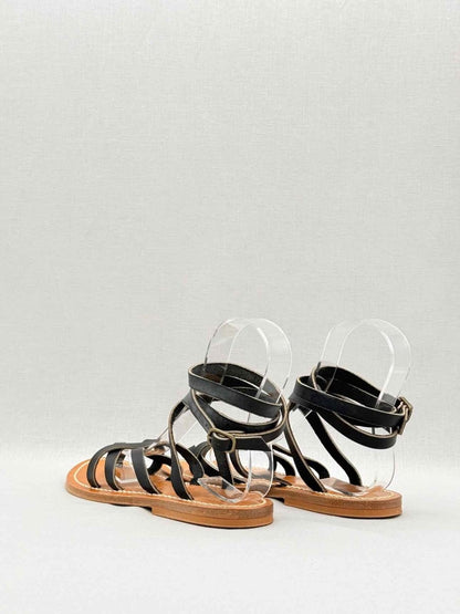 Pre - loved K JACQUES Black Size EU 39 Flats at Reems Closet