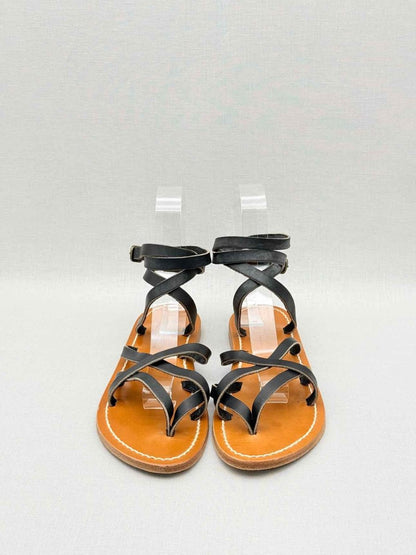 Pre - loved K JACQUES Black Size EU 39 Flats at Reems Closet