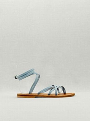 Pre - loved K JACQUES Zenobie Blue Size EU 39 Sandals at Reems Closet