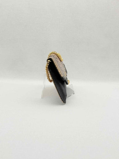 Pre - loved KARA ROSS Bronze Clutch at Reems Closet