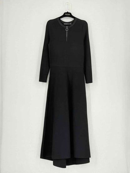 Pre - loved KAREN MILLEN Black Size Medium Midi Dress at Reems Closet