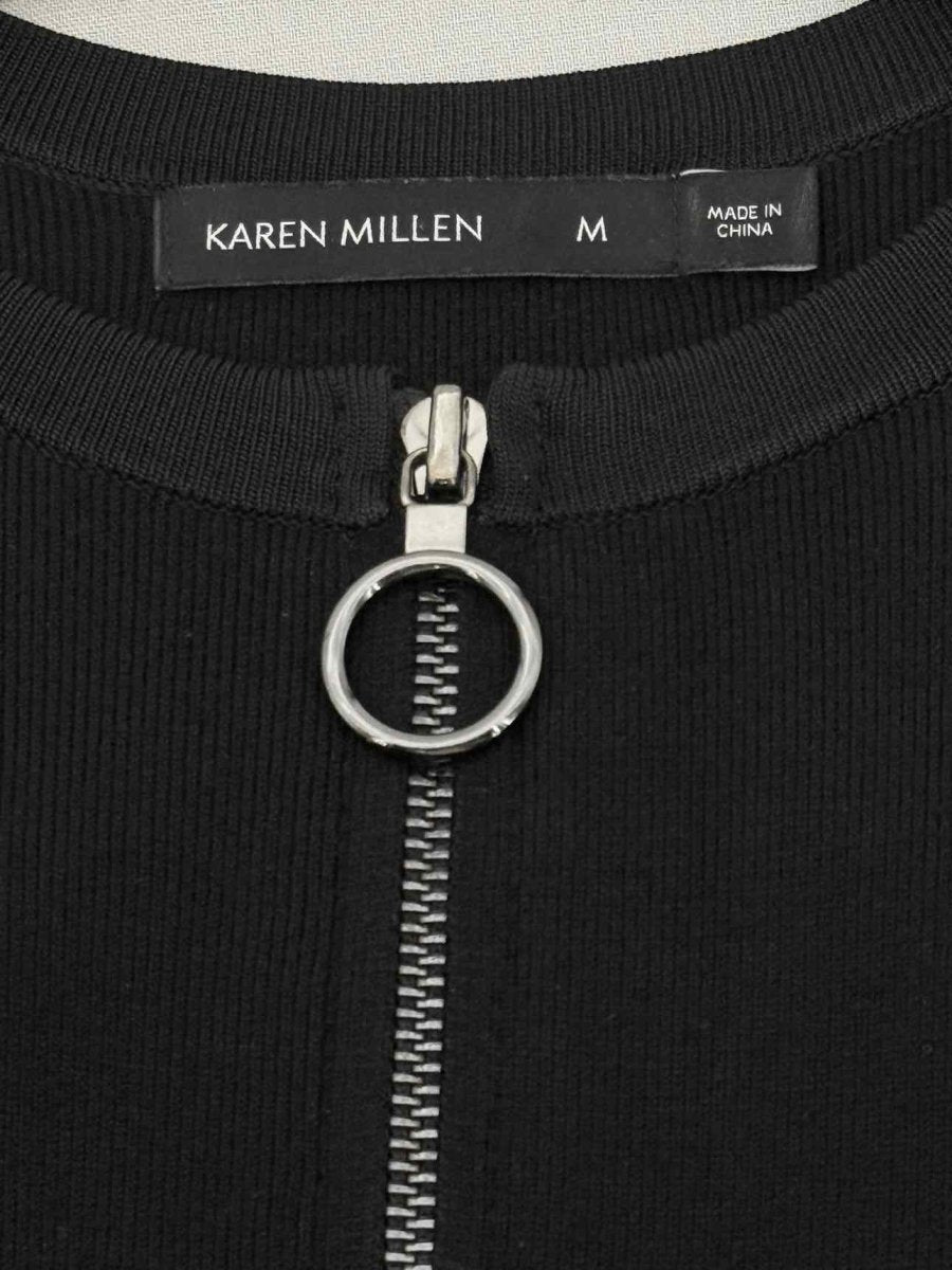 Pre - loved KAREN MILLEN Black Size Medium Midi Dress at Reems Closet