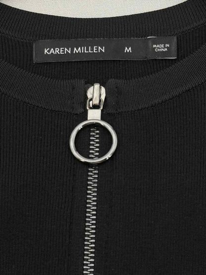 Pre - loved KAREN MILLEN Black Size Medium Midi Dress at Reems Closet