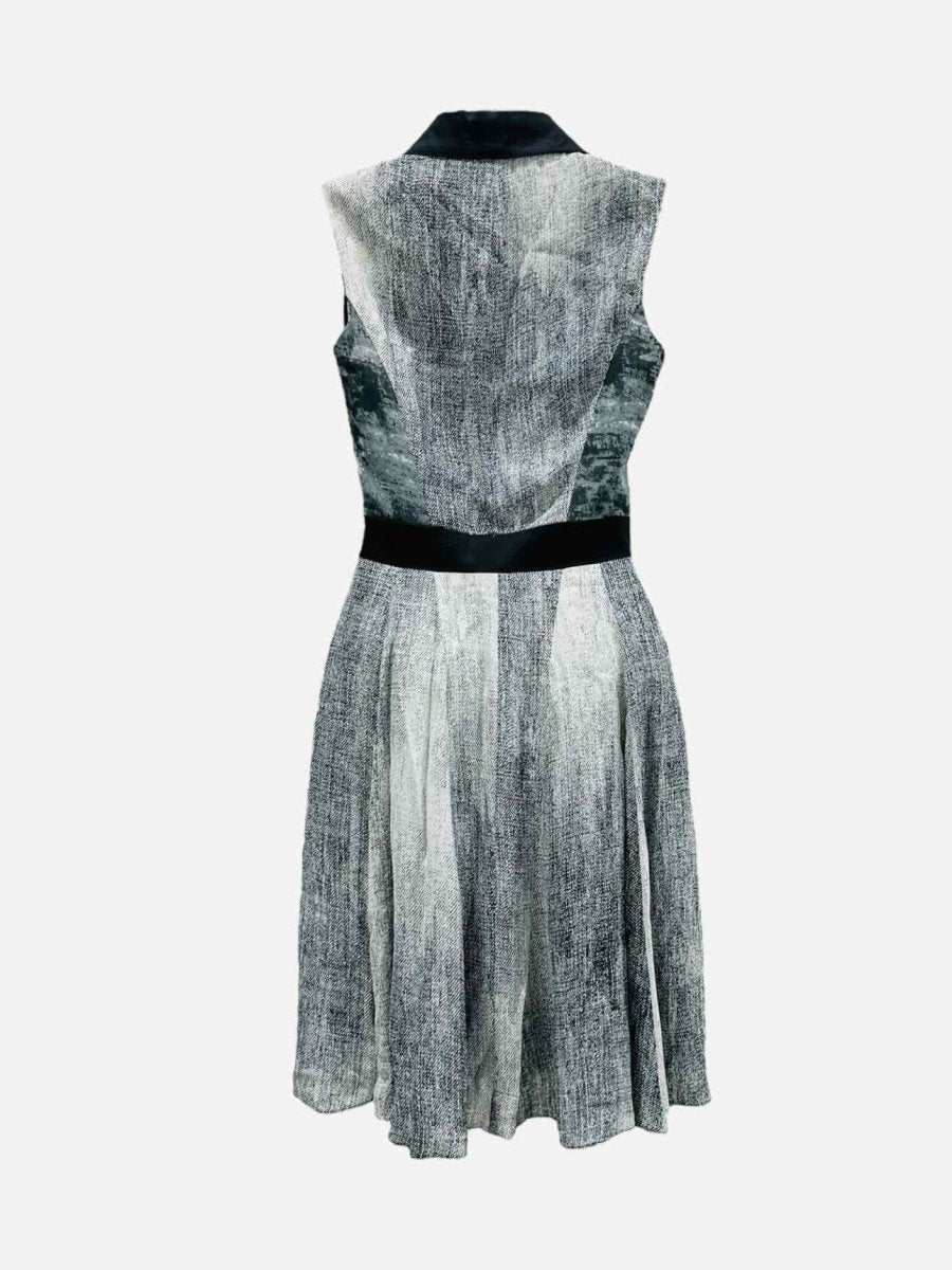 KAREN MILLEN Black & White Size US 4 Knee Length Dress KAREN MILLEN Black & White Size US 4 Knee Length Dress