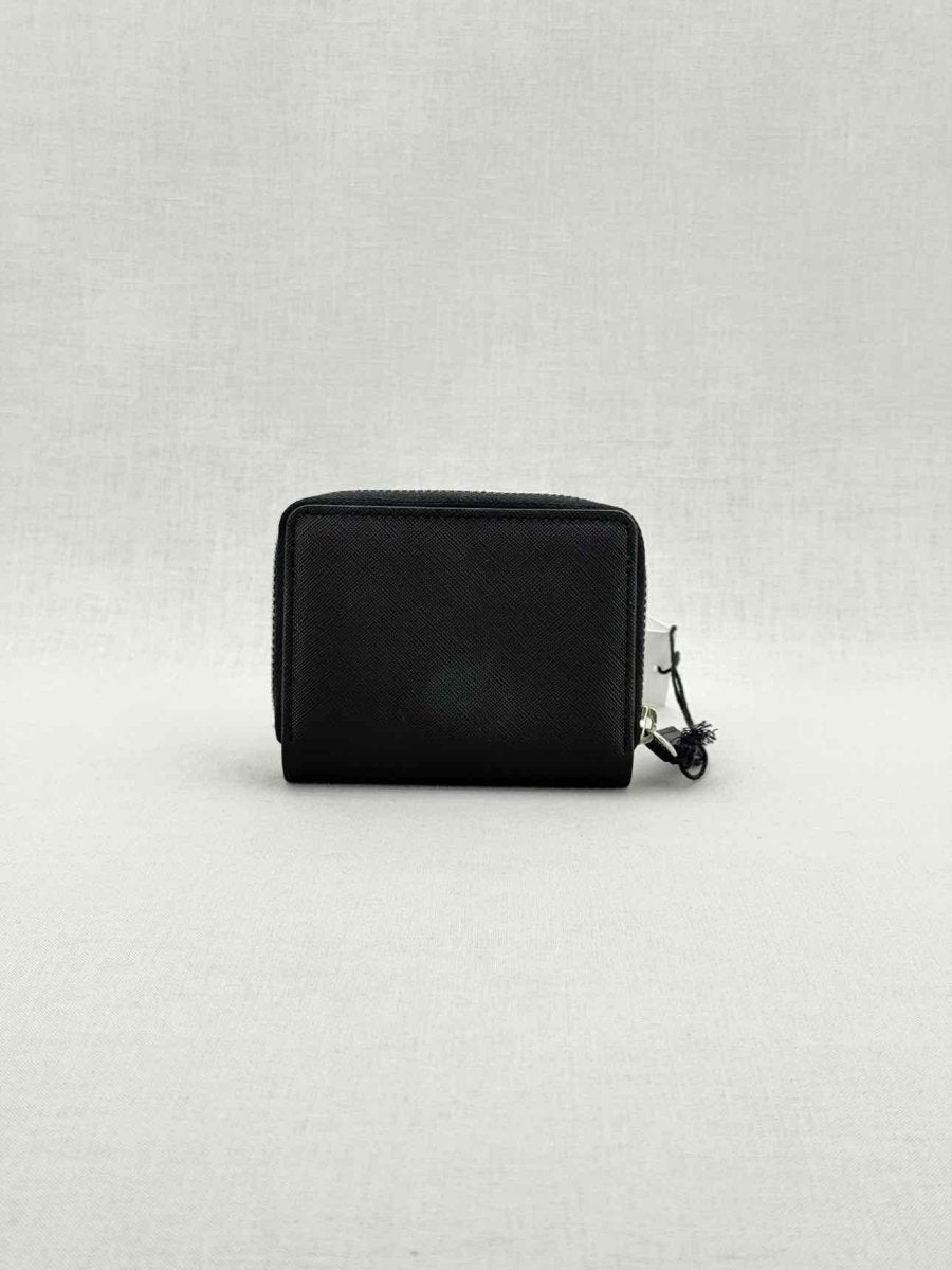 Pre - loved KARL LAGERFELD Black Compact Wallet at Reems Closet