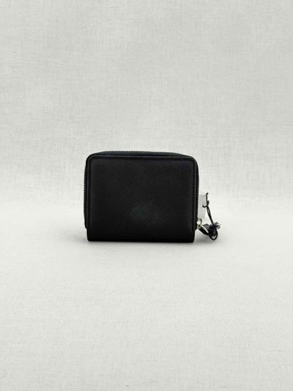 Pre - loved KARL LAGERFELD Black Compact Wallet at Reems Closet