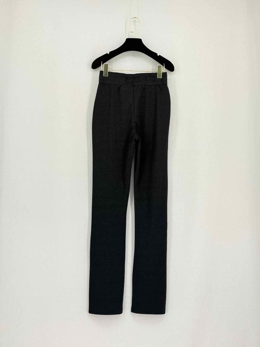 Pre-loved KARL LAGERFELD Black Glitter Size Small Pants at Reems Closet