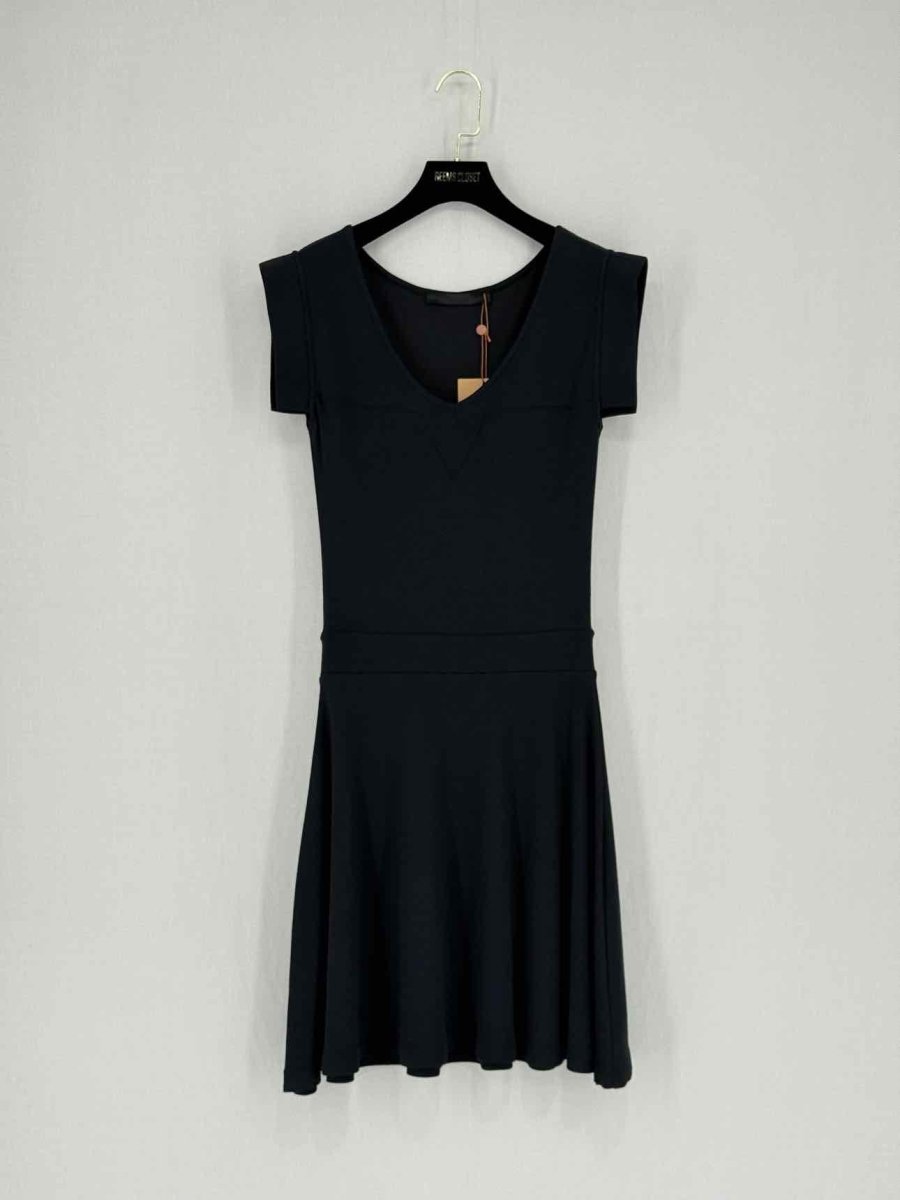 Pre - loved KARL LAGERFELD Black Size Medium Knee Length Dress at Reems Closet