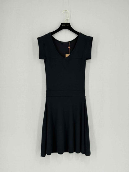 Pre - loved KARL LAGERFELD Black Size Medium Knee Length Dress at Reems Closet