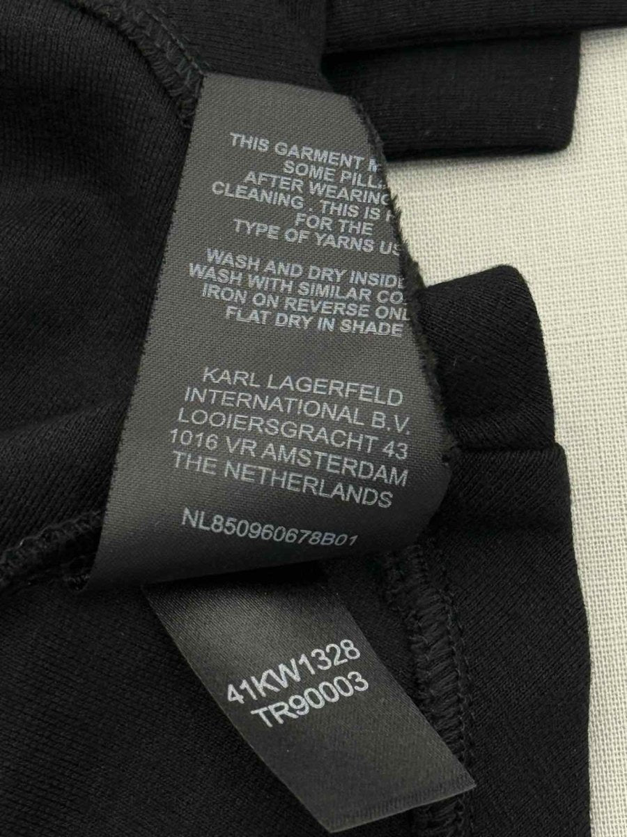 Pre - loved KARL LAGERFELD Black Size Medium Knee Length Dress at Reems Closet