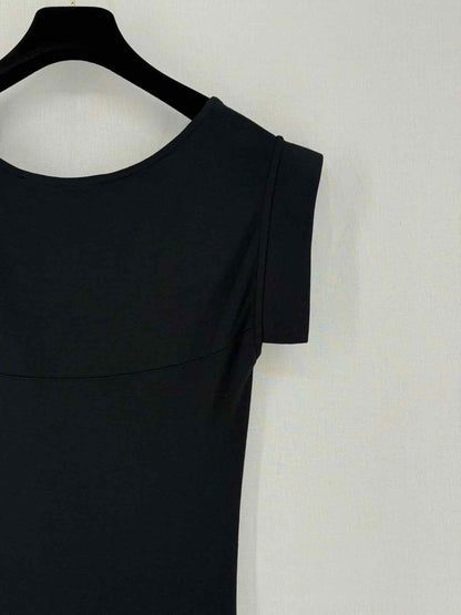 Pre - loved KARL LAGERFELD Black Size Medium Knee Length Dress at Reems Closet