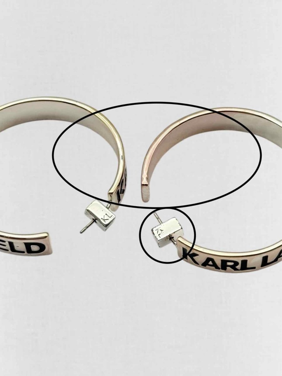 Pre - loved KARL LAGERFELD Fashion Earring at Reems Closet