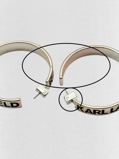 Pre - loved KARL LAGERFELD Fashion Earring at Reems Closet
