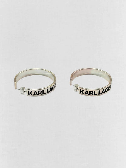 Pre - loved KARL LAGERFELD Fashion Earring at Reems Closet