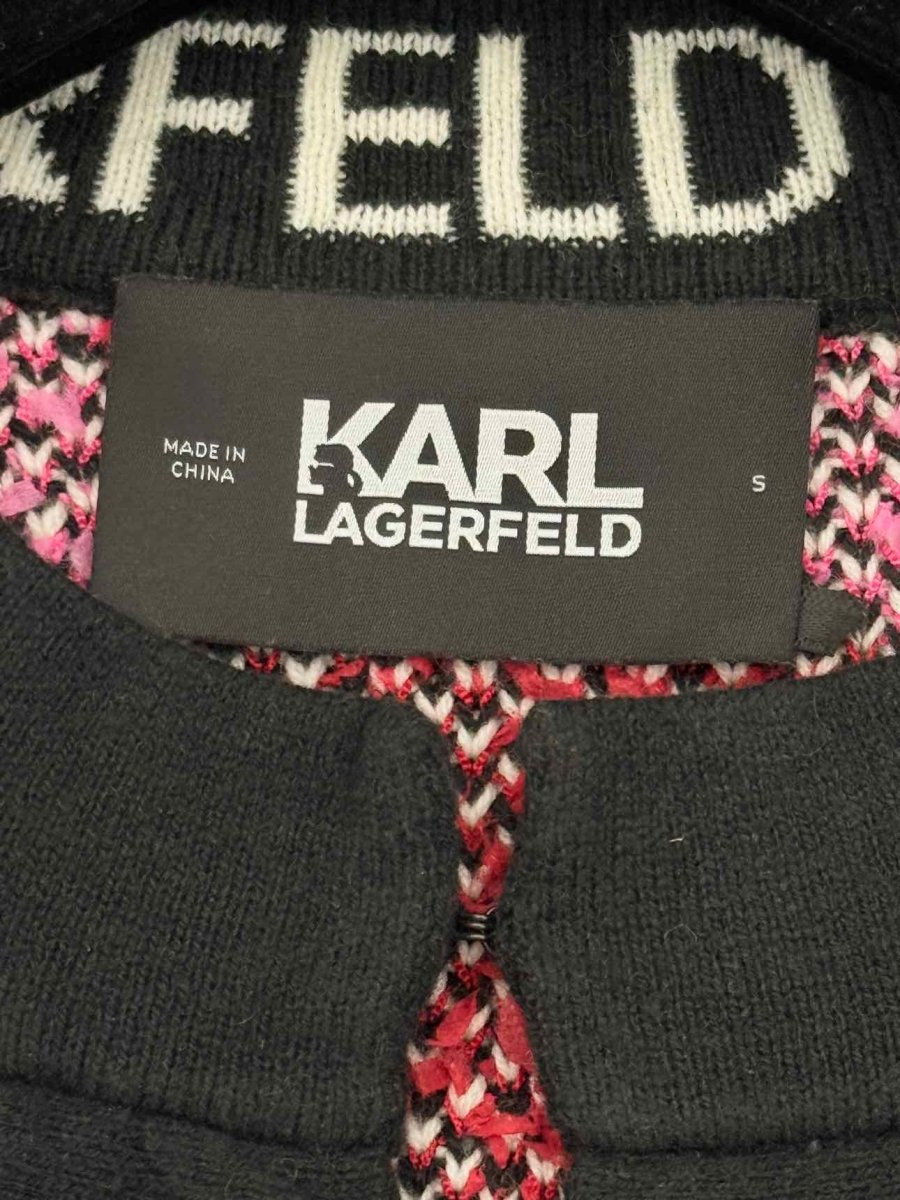 Pre-loved KARL LAGERFELD Pink Multicolor Size Small Jacket at Reems Closet