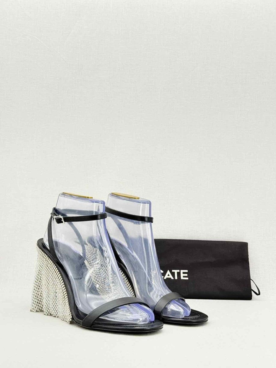 Pre - loved KATE CATE Black Size EU 40 Heeled Sandals at Reems Closet