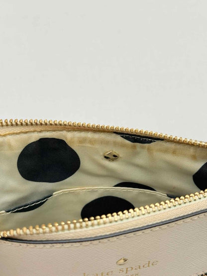 Pre - loved KATE SPADE Beige & Black Crossbody at Reems Closet
