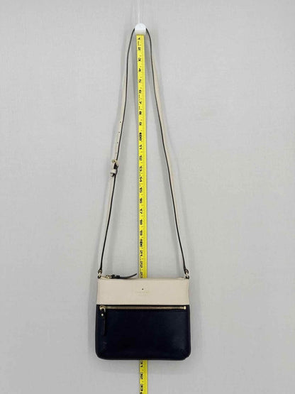 Pre - loved KATE SPADE Beige & Black Crossbody at Reems Closet