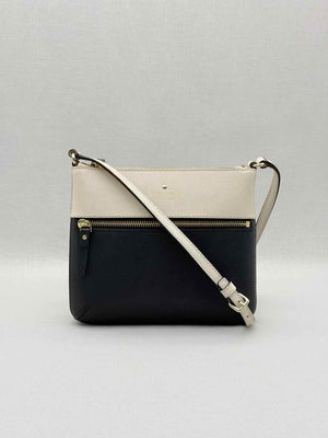 Pre - loved KATE SPADE Beige & Black Crossbody at Reems Closet