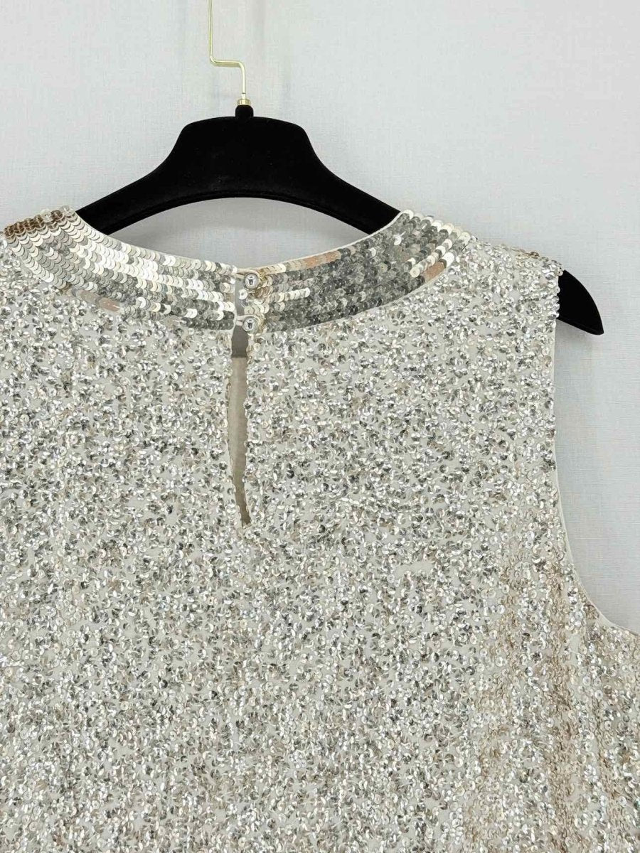 Pre - loved KATE SPADE Beige Size US 10 Top at Reems Closet