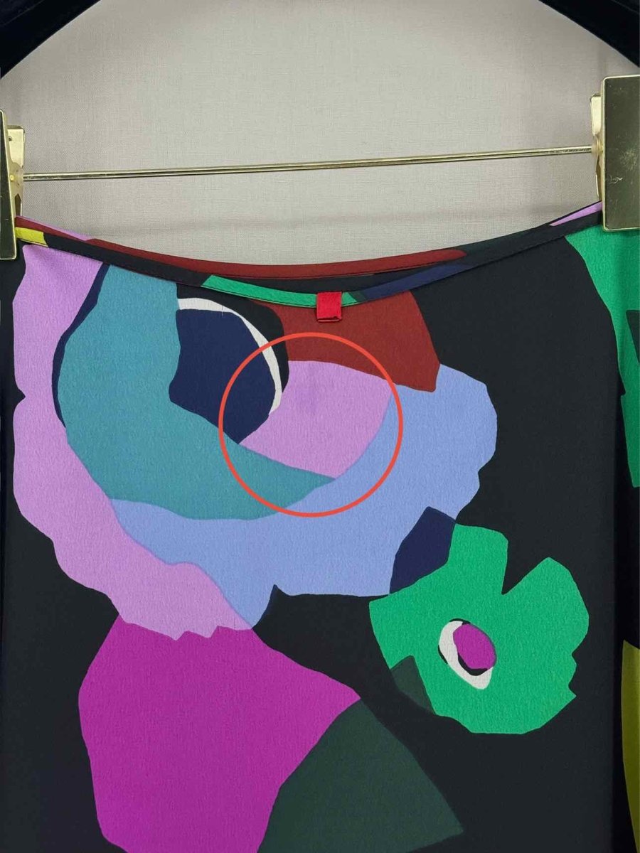 Pre - loved KATE SPADE Black Multicolor Size US 10 Long Skirt at Reems Closet