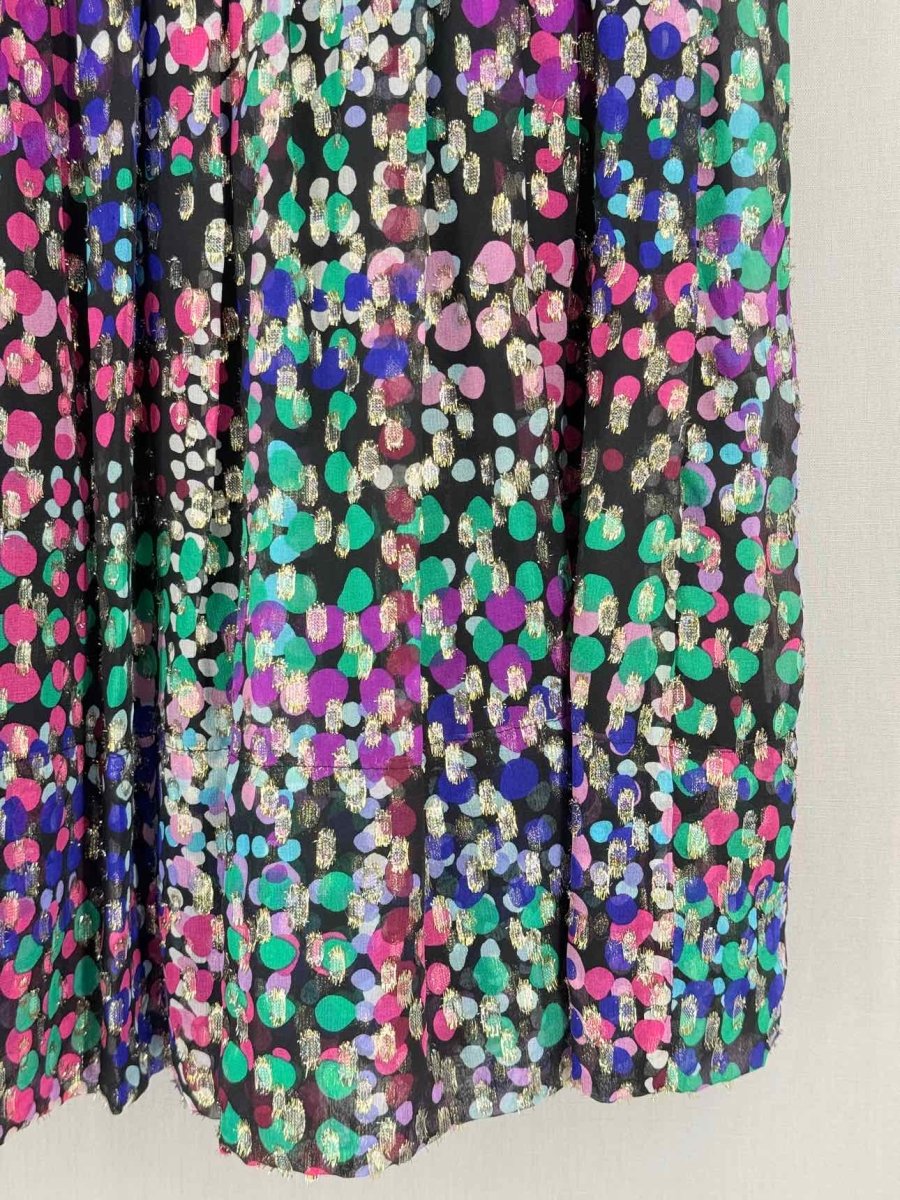 Pre - loved KATE SPADE Black Multicolor Size US 10 Mini Skirt at Reems Closet