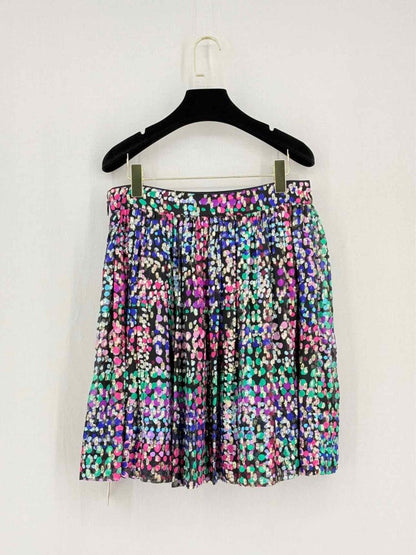 Pre - loved KATE SPADE Black Multicolor Size US 10 Mini Skirt at Reems Closet