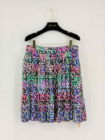 Pre - loved KATE SPADE Black Multicolor Size US 10 Mini Skirt at Reems Closet