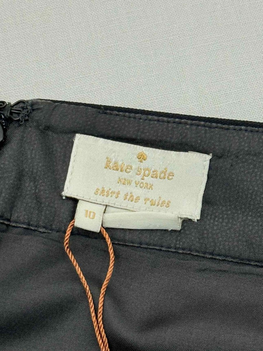 Pre - loved KATE SPADE Black & Red Size US 10 Knee Length Skirt at Reems Closet