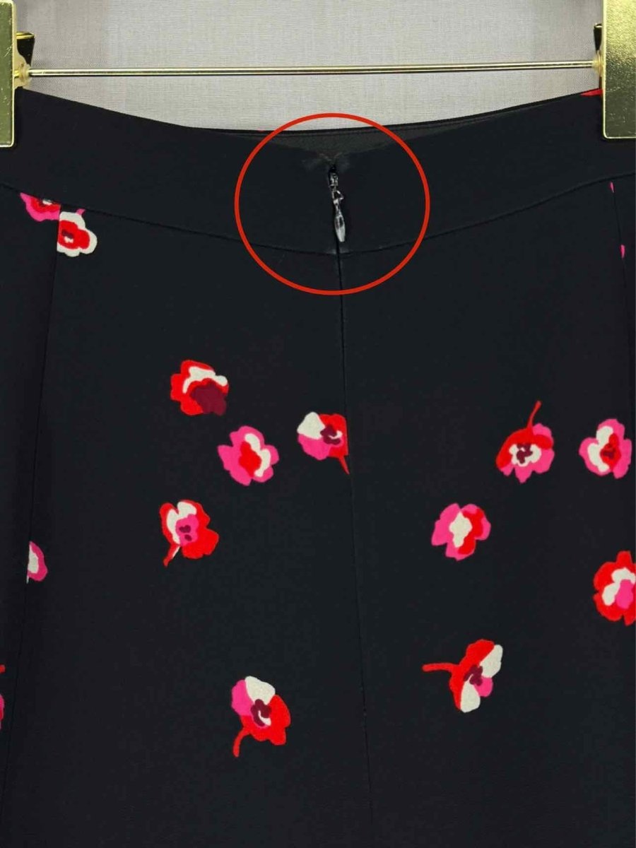 Pre - loved KATE SPADE Black & Red Size US 10 Knee Length Skirt at Reems Closet