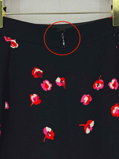 Pre - loved KATE SPADE Black & Red Size US 10 Knee Length Skirt at Reems Closet