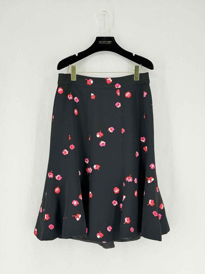 Pre - loved KATE SPADE Black & Red Size US 10 Knee Length Skirt at Reems Closet