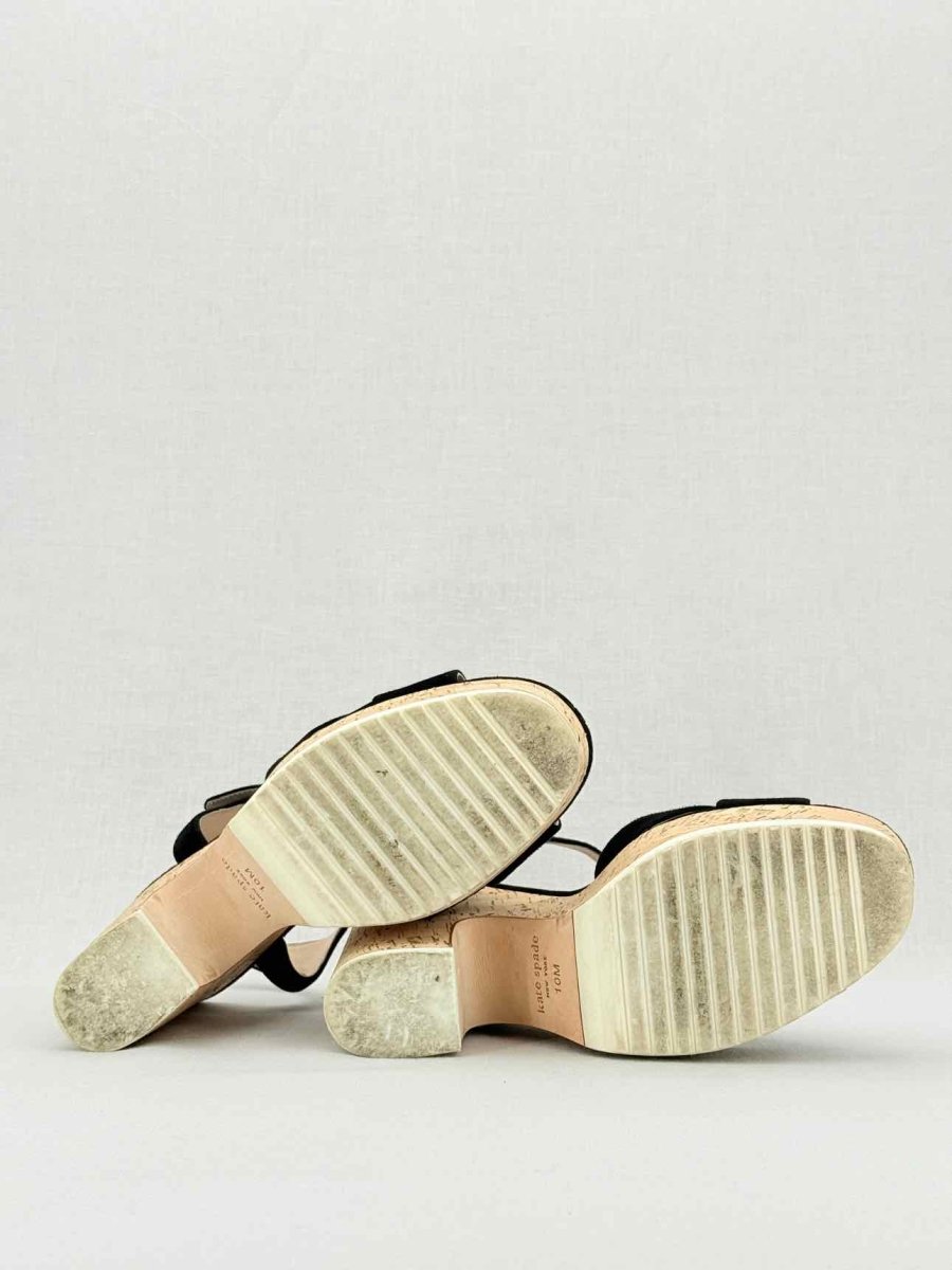 Pre - loved KATE SPADE Black Size EU 40 Heeled Sandals at Reems Closet
