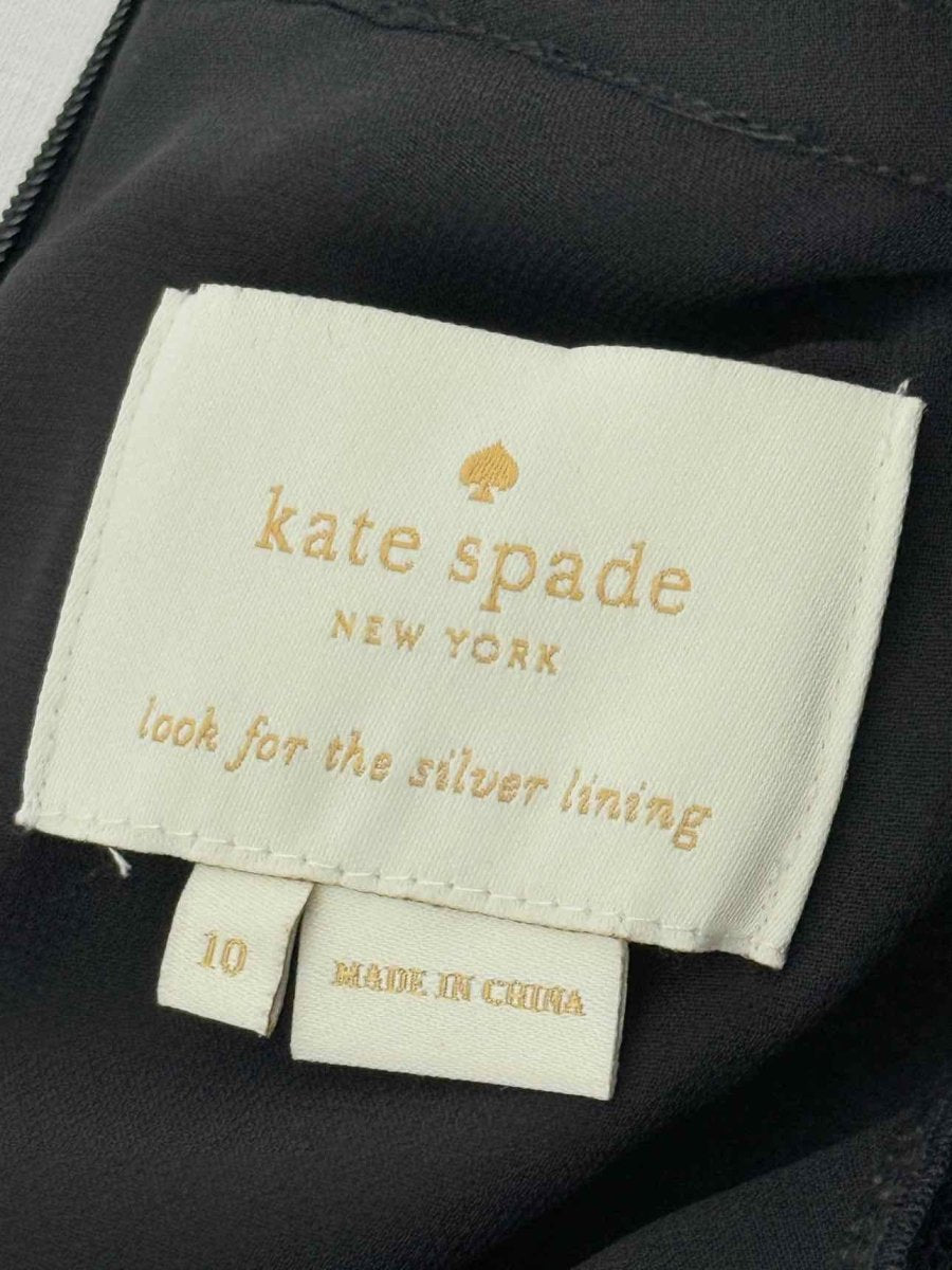 Pre - loved KATE SPADE Black Size US 10 Short Dress at Reems Closet