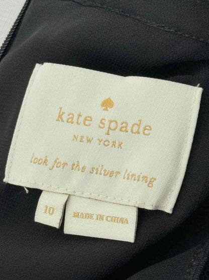 Pre - loved KATE SPADE Black Size US 10 Short Dress at Reems Closet