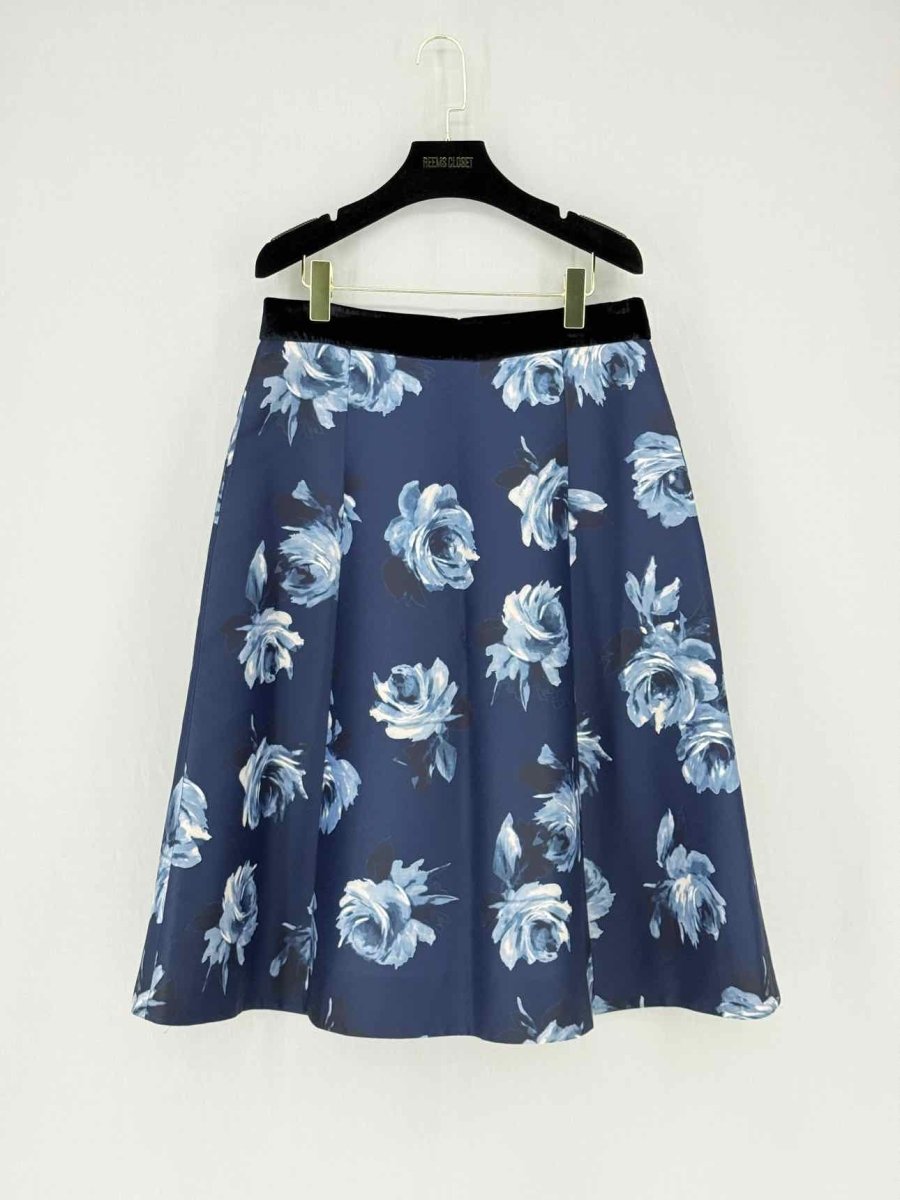 Pre - loved KATE SPADE Black w/ Grey Size US 10 Knee Length Skirt at Reems Closet