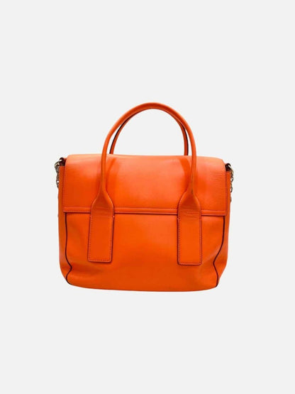 Pre - loved KATE SPADE Bond Street Florence Orange Satchel at Reems Closet