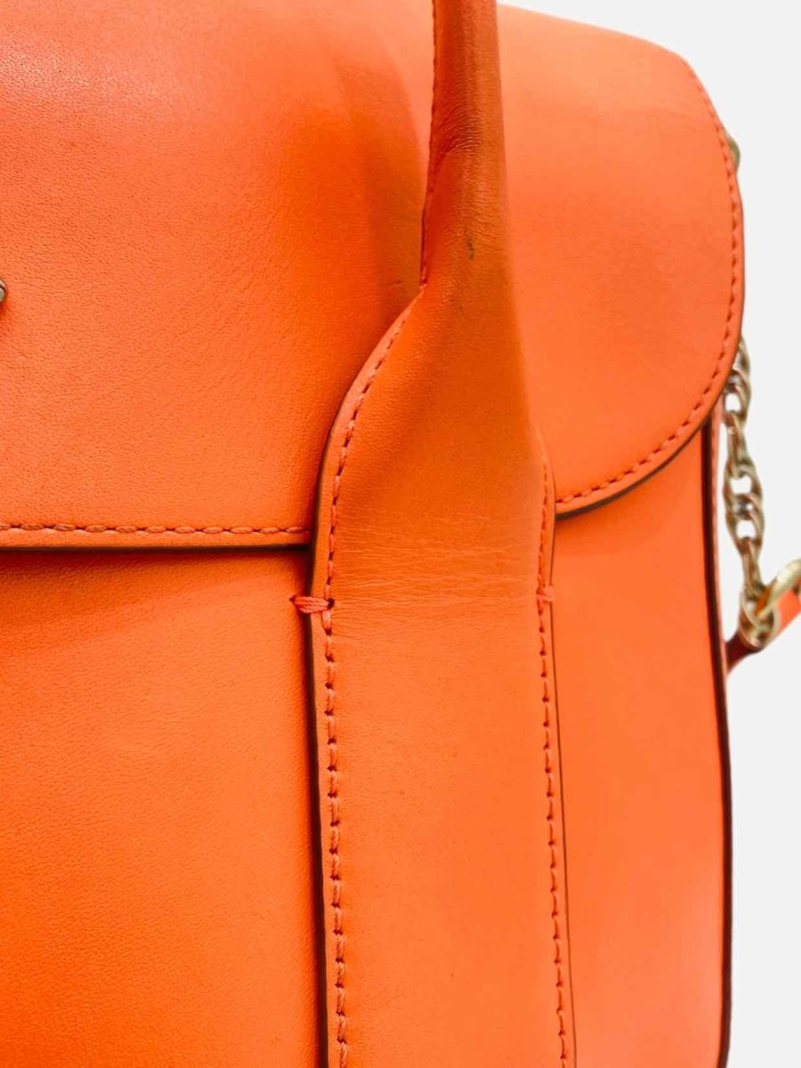 Pre - loved KATE SPADE Bond Street Florence Orange Satchel at Reems Closet