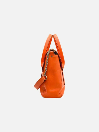 Pre - loved KATE SPADE Bond Street Florence Orange Satchel at Reems Closet