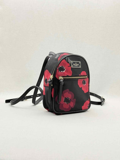 Pre - loved KATE SPADE Bradley Wilson Road Black Poppy Backpack at Reems Closet
