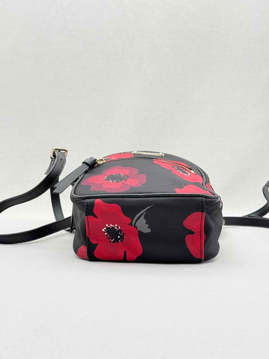 Pre - loved KATE SPADE Bradley Wilson Road Black Poppy Backpack at Reems Closet