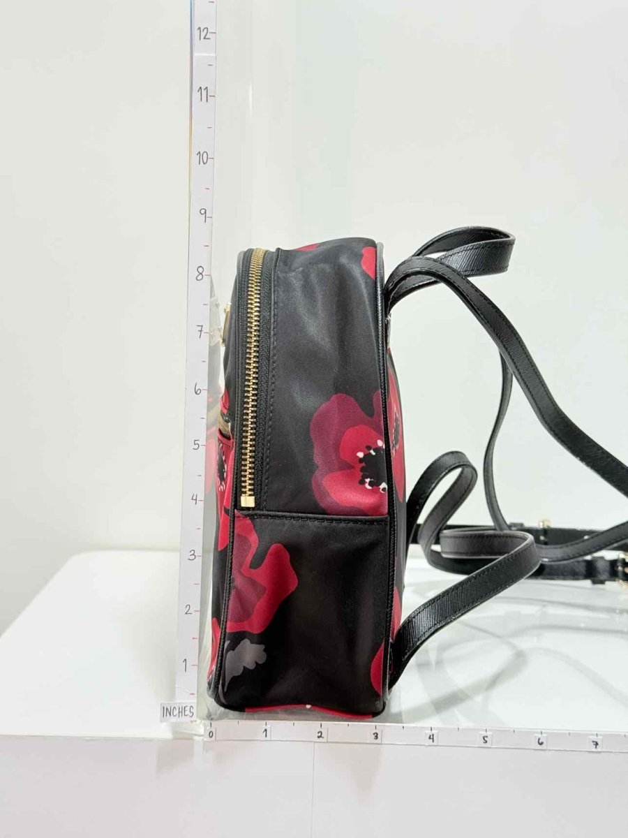 Pre - loved KATE SPADE Bradley Wilson Road Black Poppy Backpack at Reems Closet