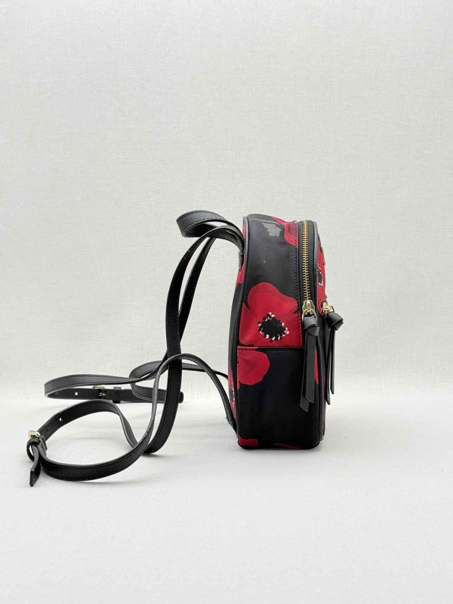 Pre - loved KATE SPADE Bradley Wilson Road Black Poppy Backpack at Reems Closet